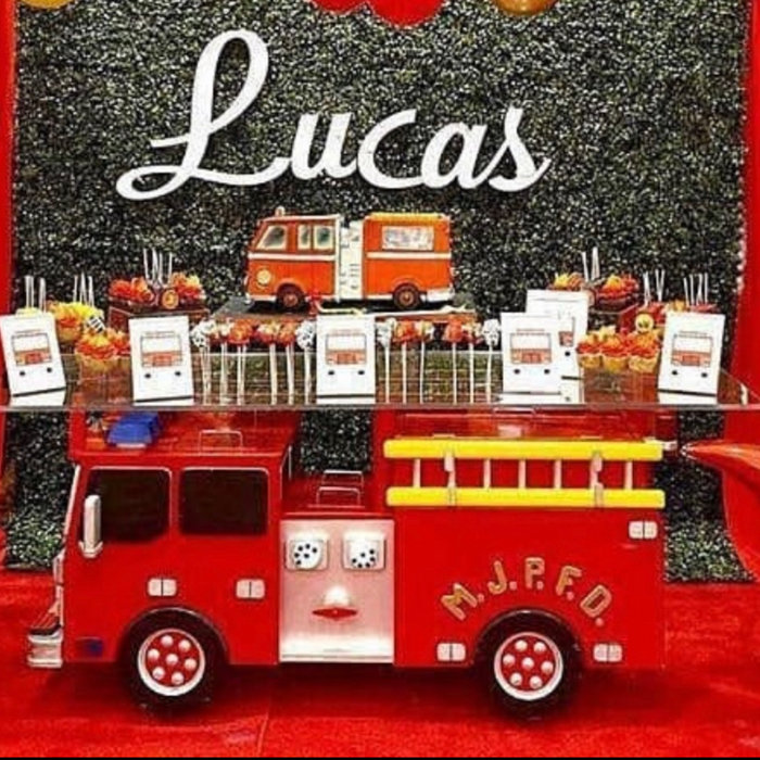 Fire Truck Table