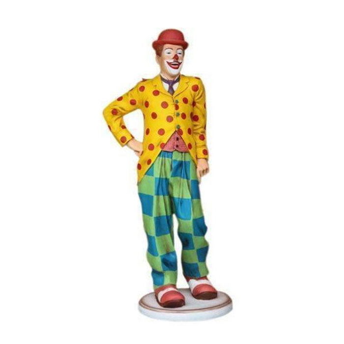 Life Size Clown with Red Hat