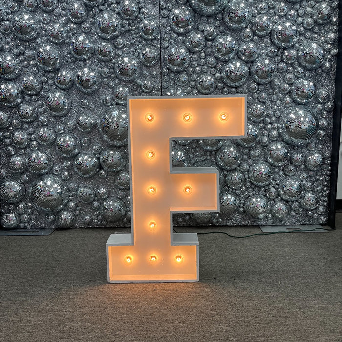 Marquee F 3ft Letter